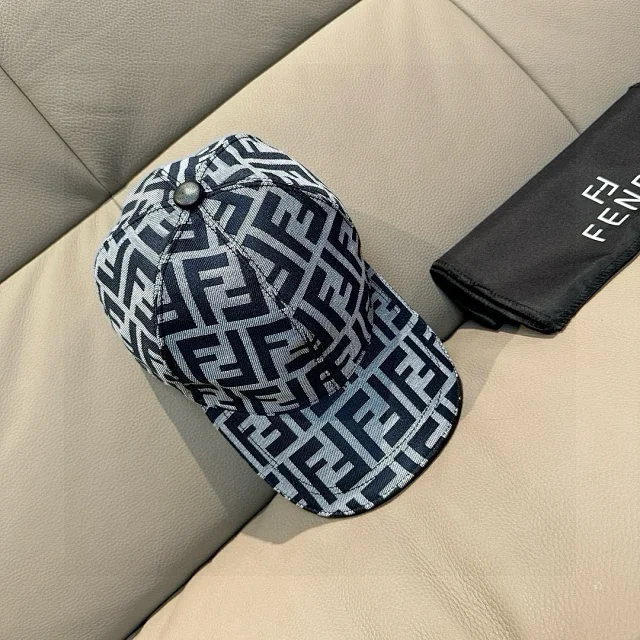Fendi Hats FF monogram baseball cap product detail image 1