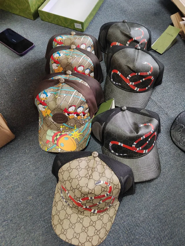 Gucci Hats GG Monogram Baseball Cap product detail image 4
