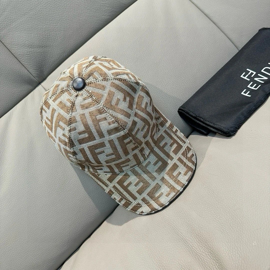 Fendi Hats FF monogram baseball cap — 11