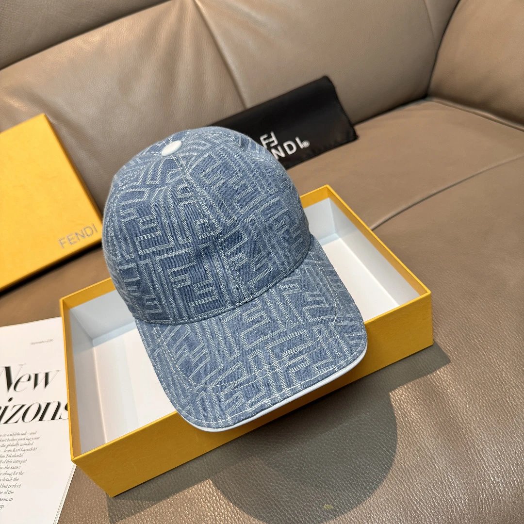 Fendi Hats FF monogram baseball cap — 15