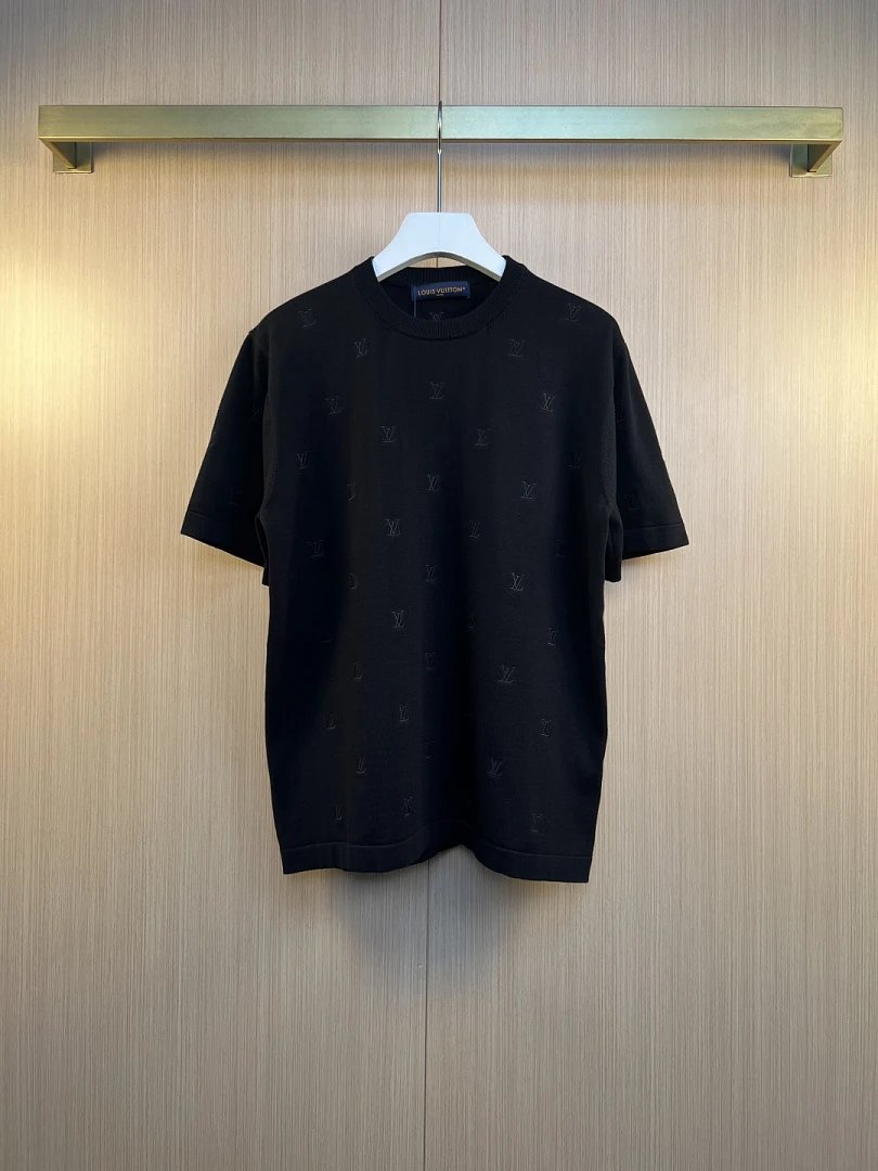 Louis Vuitton T-Shirts Monogram Print Crewneck T-Shirt — 95