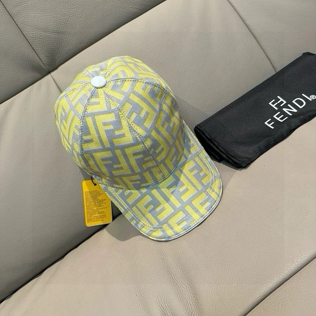 Fendi Hats FF monogram baseball cap — 12