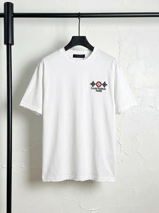 Louis Vuitton T-Shirts Logo and Monogram Graphic Crewneck T-Shirt product detail image 2
