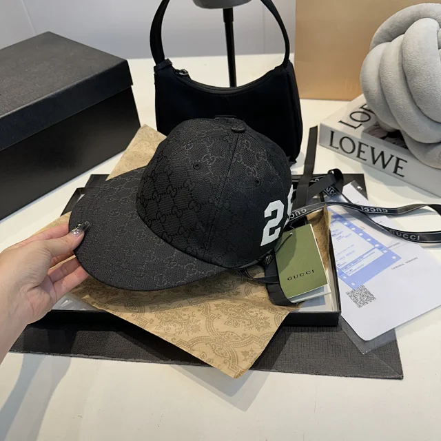 Gucci Hats Palace GG Canvas Baseball Cap product detail image 6
