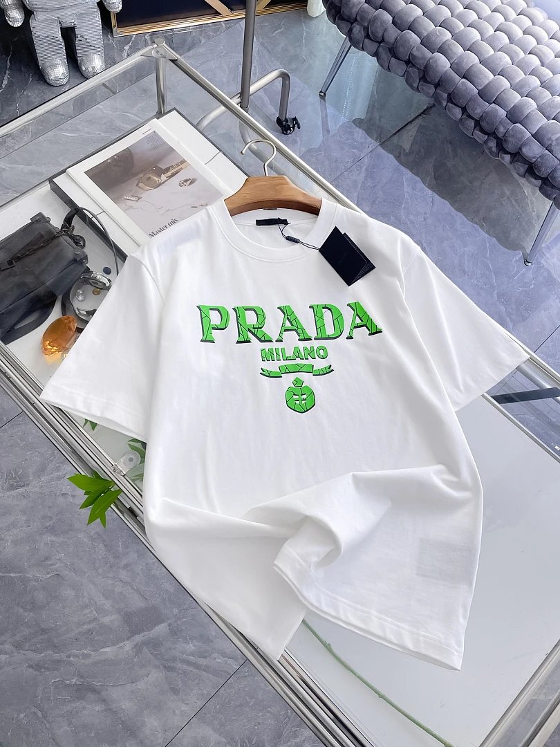 Prada T-Shirts Logo Triangle Design product image