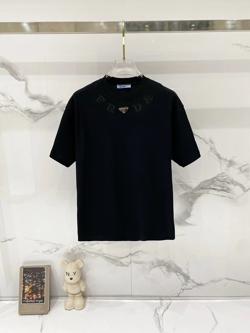 Prada T-Shirts Logo Triangle Design image 7