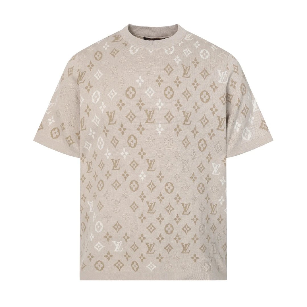 Louis Vuitton T-Shirts Logo and Monogram Graphic Crewneck T-Shirt — 20