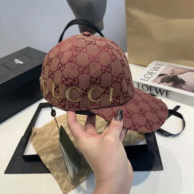 Gucci Hats Palace GG Canvas Baseball Cap product detail image 14