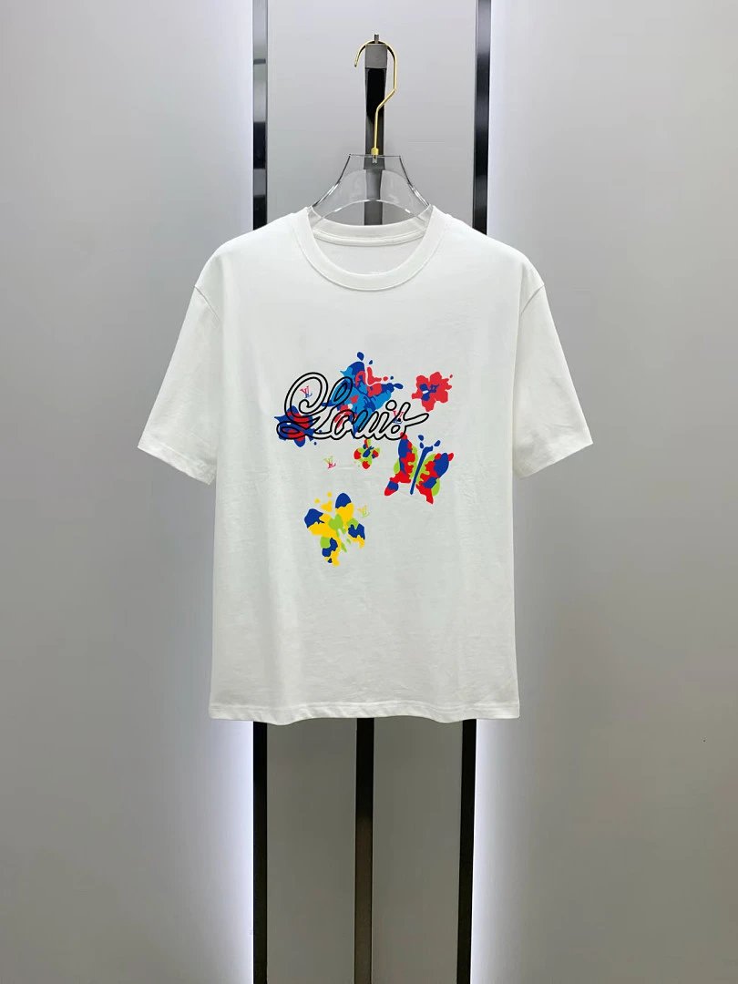 Louis Vuitton T-Shirts Short-Sleeve Graphic T-Shirt — 59