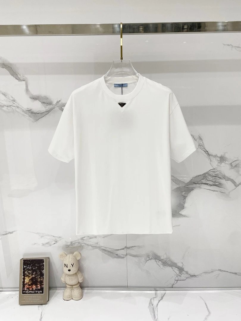 Prada T-Shirts Logo Triangle Design image 5