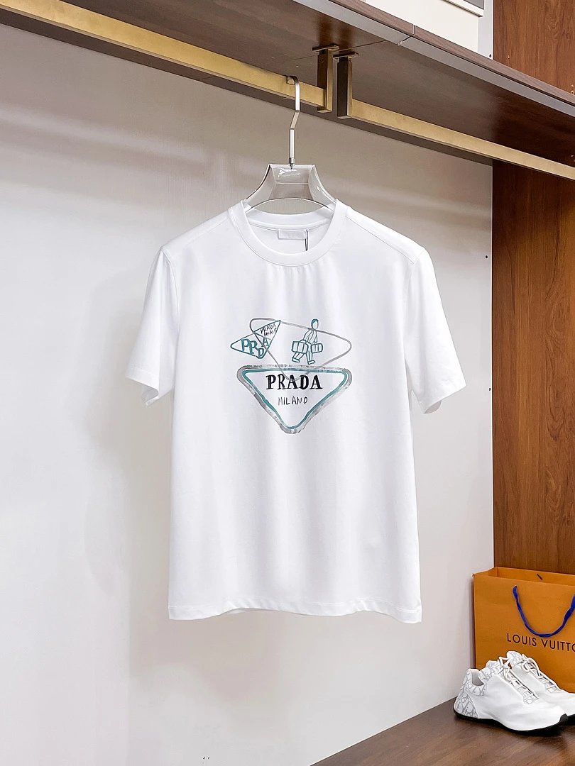 Prada T-Shirts Logo Triangle Design product image