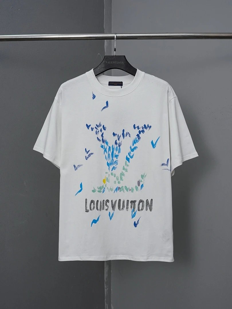 Louis Vuitton T-Shirts Short-Sleeve Graphic T-Shirt — 54