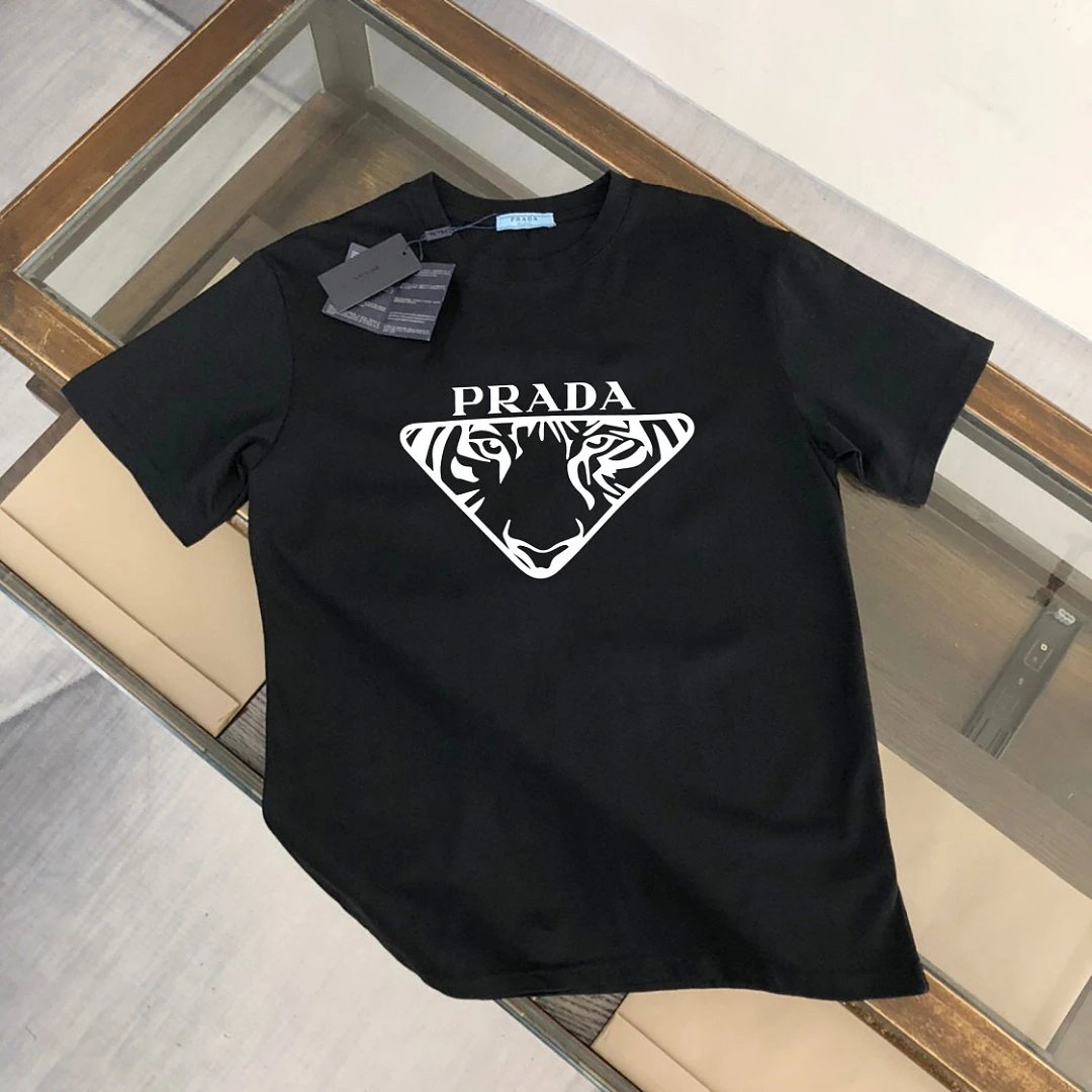 Prada T-Shirts Assorted logo graphic short-sleeve — 103