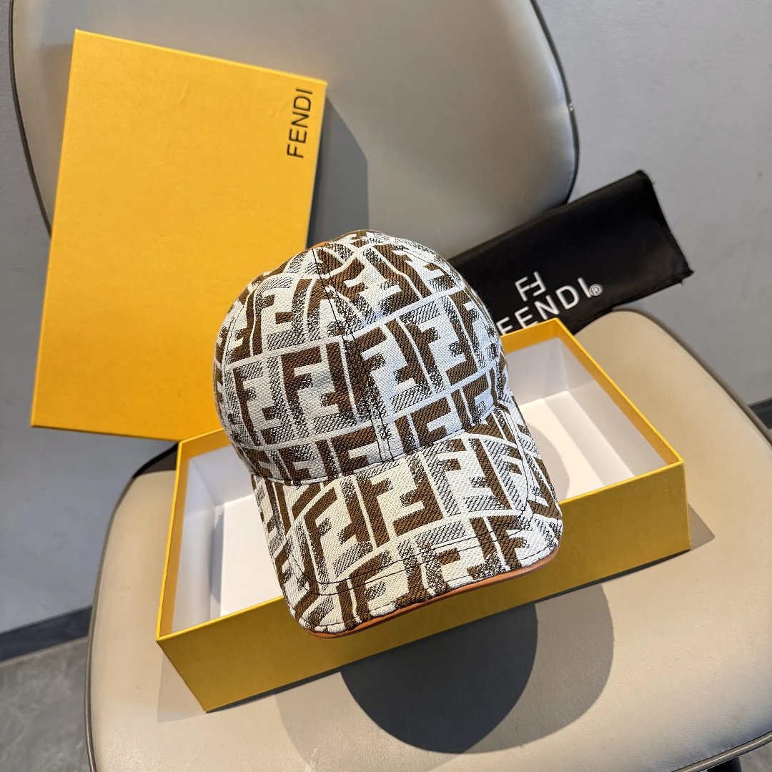 Fendi Hats FF monogram baseball cap image 7