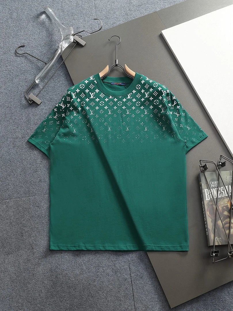 Louis Vuitton T-Shirts Monogram Print Crewneck T-Shirt image 3