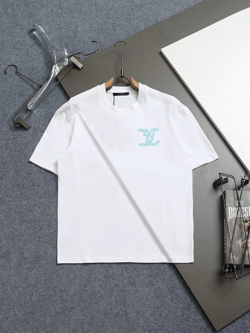 Louis Vuitton T-Shirts Monogram Print Crewneck T-Shirt image 4