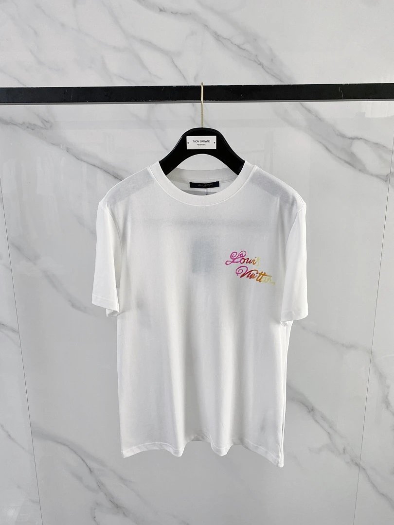 Louis Vuitton T-Shirts Logo and Monogram Graphic Crewneck T-Shirt — 14