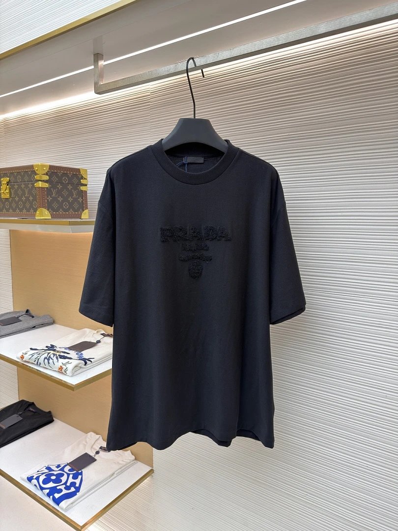 Prada T-Shirts Assorted logo graphic short-sleeve image 5