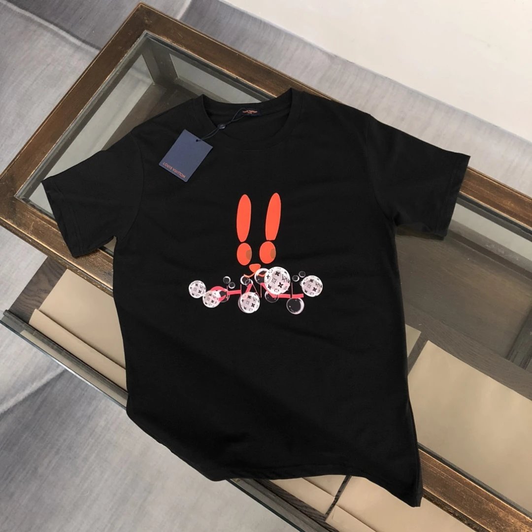 Louis Vuitton T-Shirts Short-Sleeve Graphic T-Shirt — 78