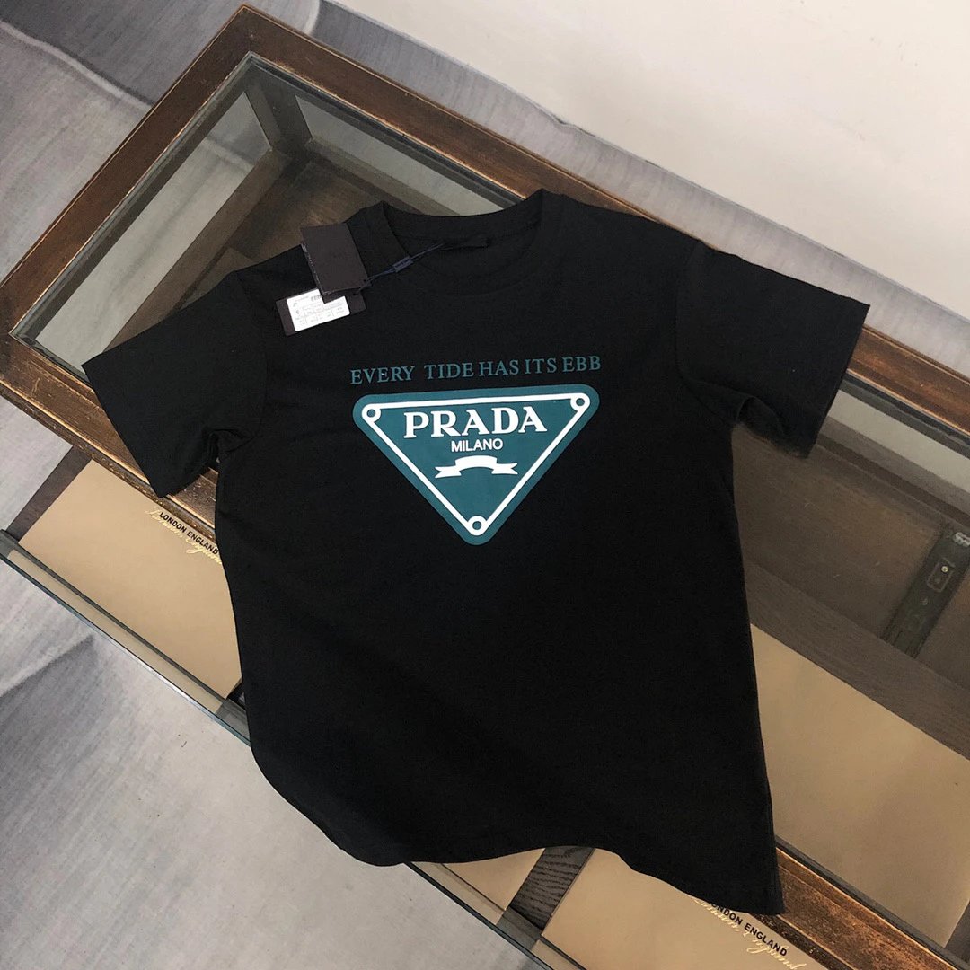 Prada T-Shirts Assorted logo graphic short-sleeve — 106