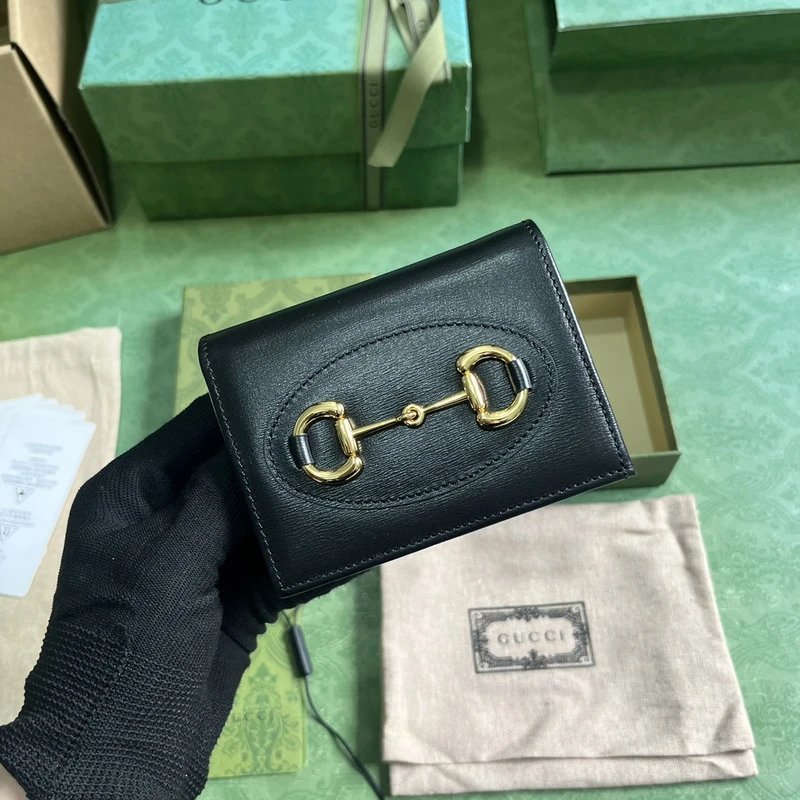 Gucci GG Marmont Mini Wallet Pink Leather Short Wallet - 7