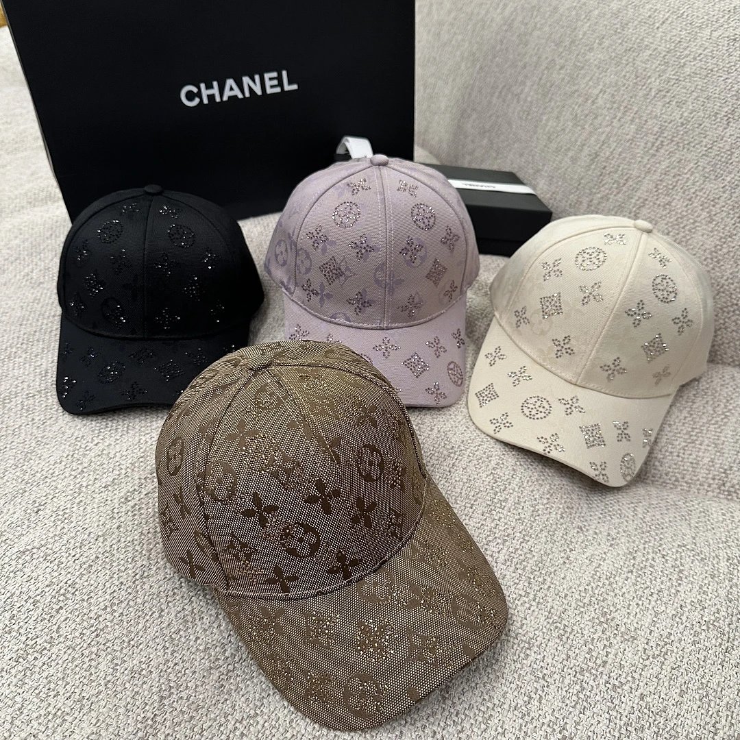 Fendi Hats FF Monogram Baseball Cap — 40