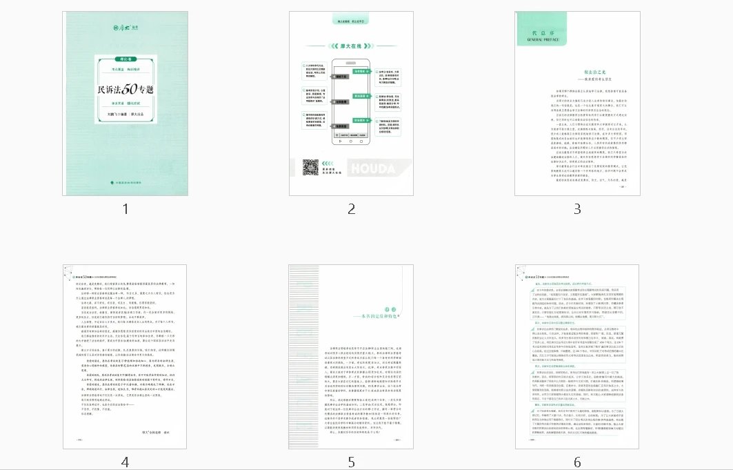 图片[2]-2025厚大法考-刘鹏飞民诉法50专题(精讲).pdf-第一考资
