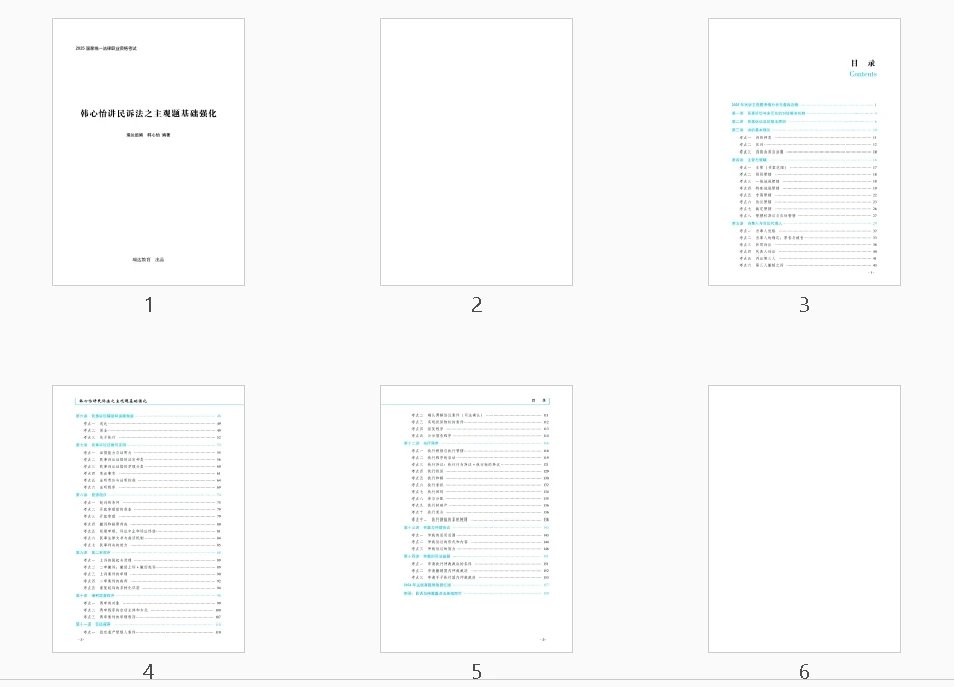 图片[2]-2025RD法考-民诉-主观题基础强化.pdf-第一考资