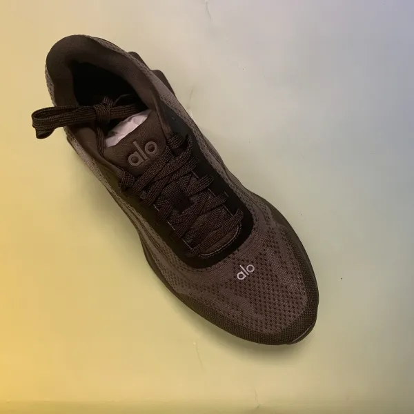 Alo Yoga Performance Black Knit Sneakers Running Shoes - 5