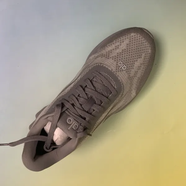 Alo Yoga Performance Black Knit Sneakers Running Shoes - 7