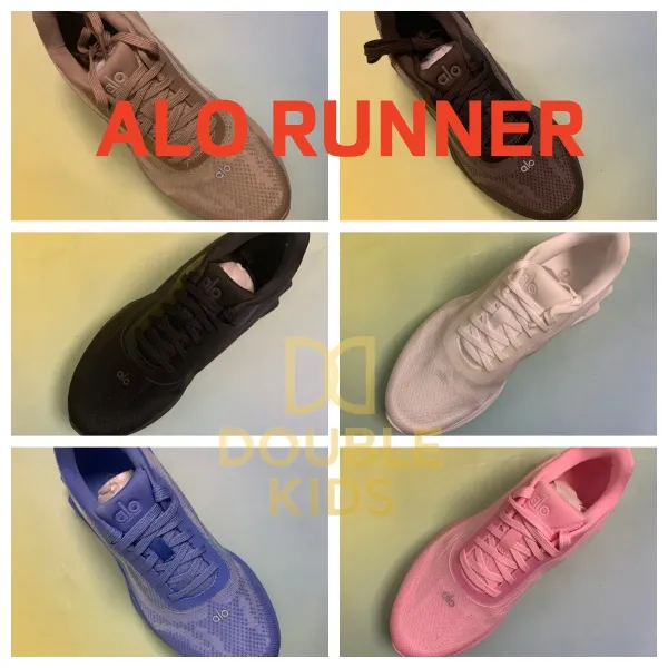 Alo Yoga Performance Black Knit Sneakers Running Shoes - 3