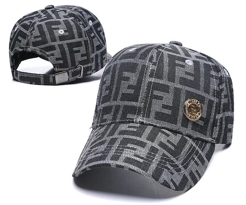 Fendi Peaked Cap 调节帽子芬迪棒球帽鸭舌帽hiphop男女防晒帽遮阳帽