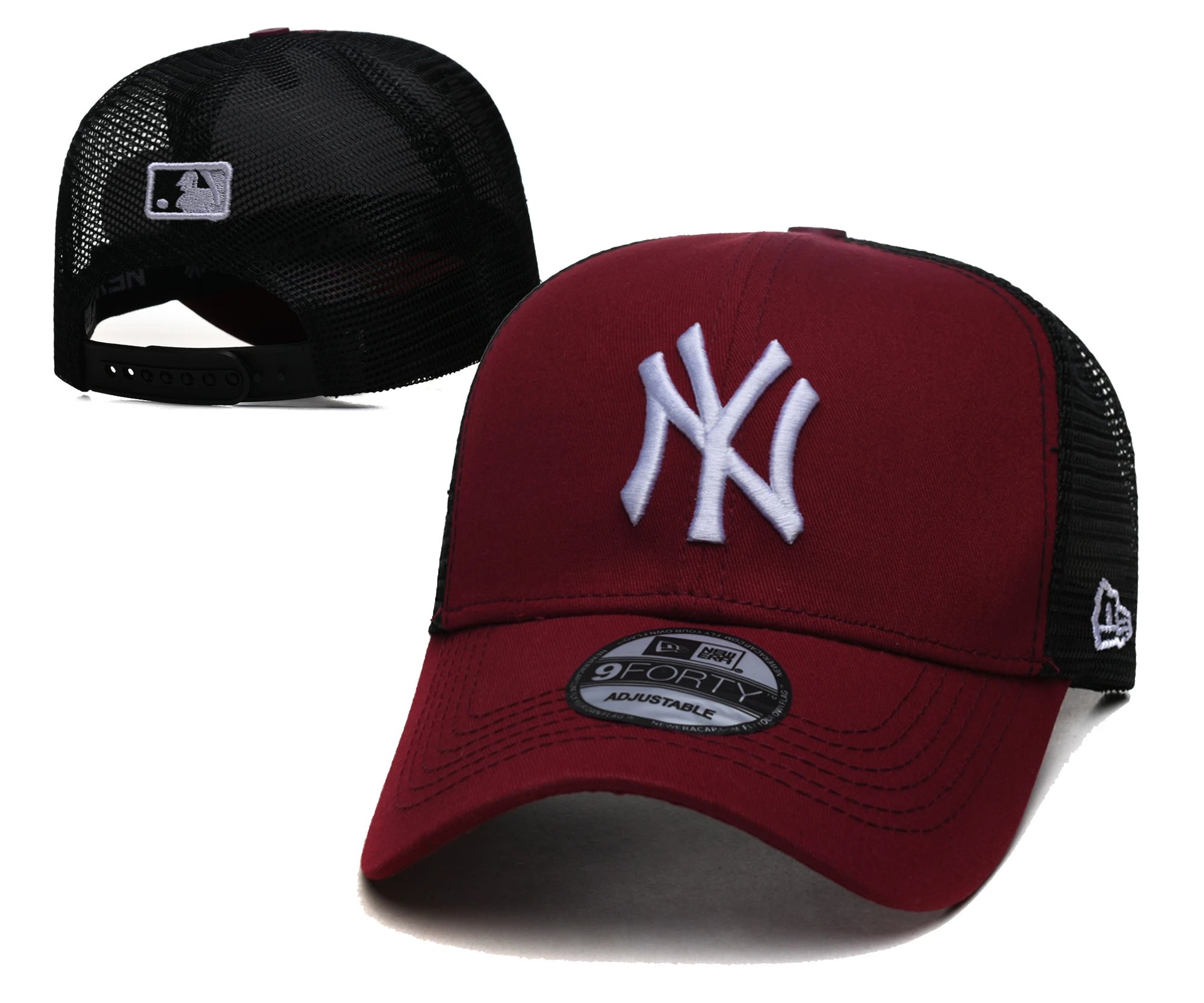 New Era Hats 9FORTY adjustable mesh-back baseball cap with York Yankees logo image 11