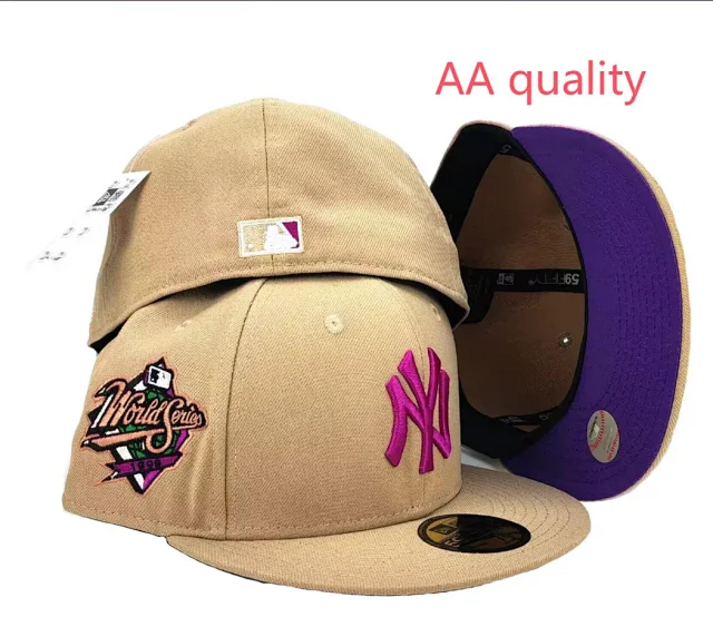 New Era Hats Fitted flat-brim York Yankees cap with embroidered patches product detail image 12