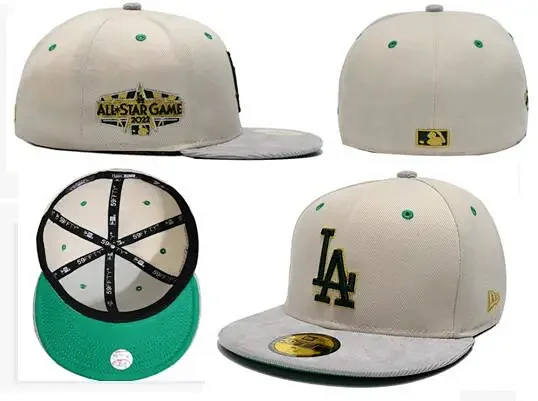 New Era Hats 59FIFTY fitted flat-brim baseball cap with Los Angeles Dodgers embroidery product detail image 35