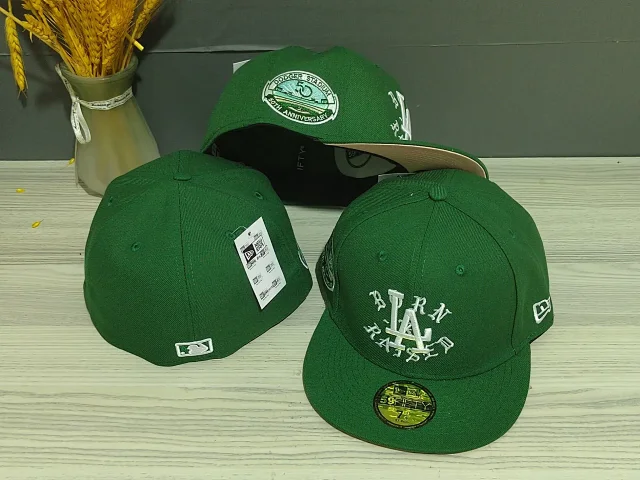 New Era Hats 59FIFTY fitted flat-brim baseball cap with Los Angeles Dodgers embroidery product detail image 26