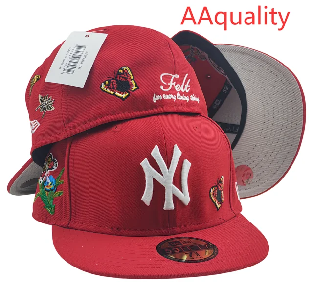 New Era Hats Fitted flat-brim York Yankees cap with embroidered patches product detail image 18