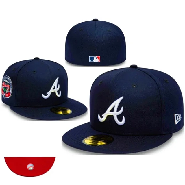 New Era Hats 59FIFTY Atlanta Braves flat-brim fitted cap product detail image 17