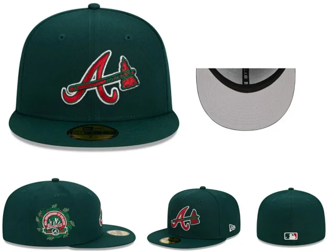 New Era Hats 59FIFTY Atlanta Braves fitted flat-brim cap product detail image 20