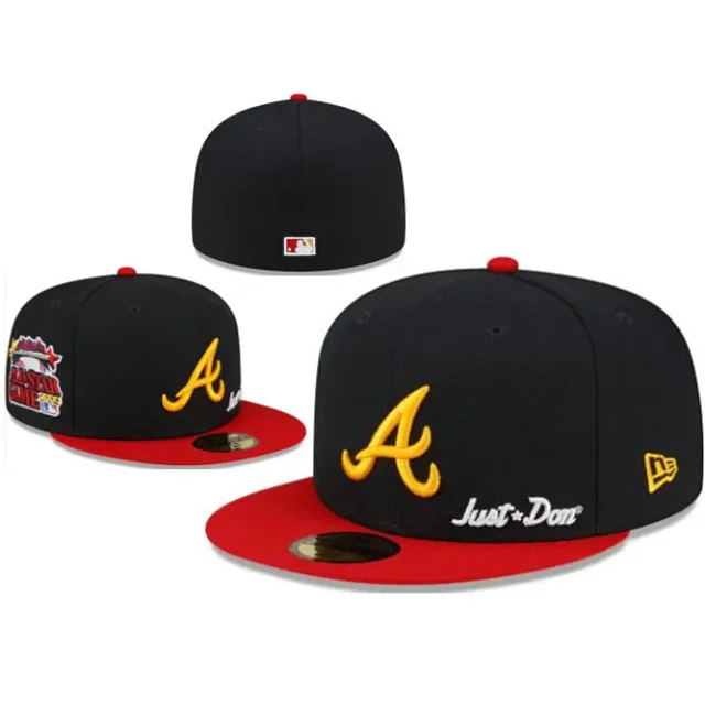 New Era Hats 59FIFTY Atlanta Braves flat-brim fitted cap product detail image 11
