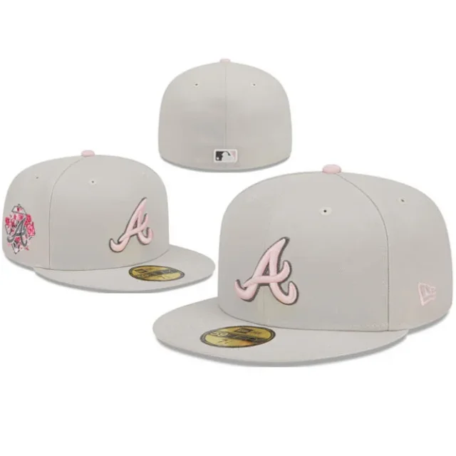 New Era Hats 59FIFTY Atlanta Braves flat-brim fitted cap product detail image 12