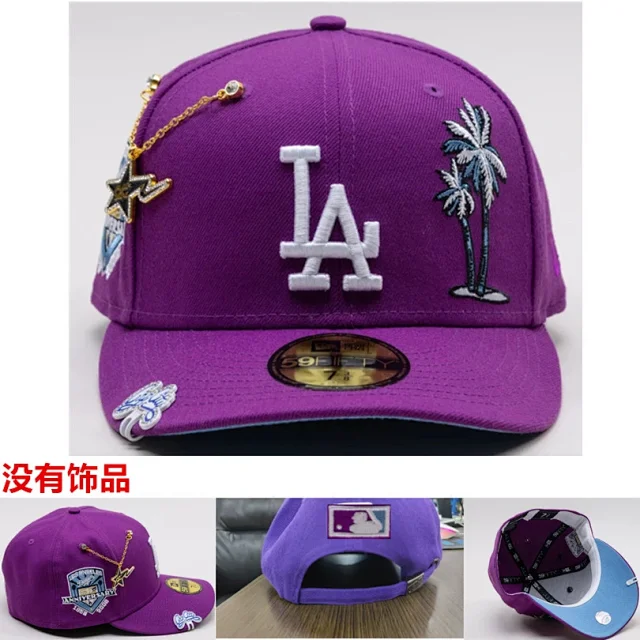 Los Angeles Dodgers Hats Adjustable embroidered baseball cap product detail image 11