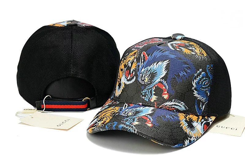 Gucci Bee Embroidered Denim Baseball Cap Black - 40