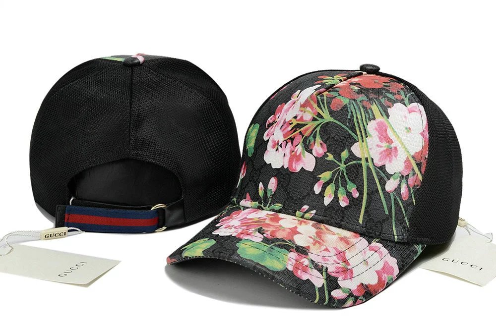 Gucci Bee Embroidered Denim Baseball Cap Black - 22