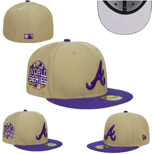 New Era Hats 59FIFTY Atlanta Braves flat-brim fitted cap product detail image 21