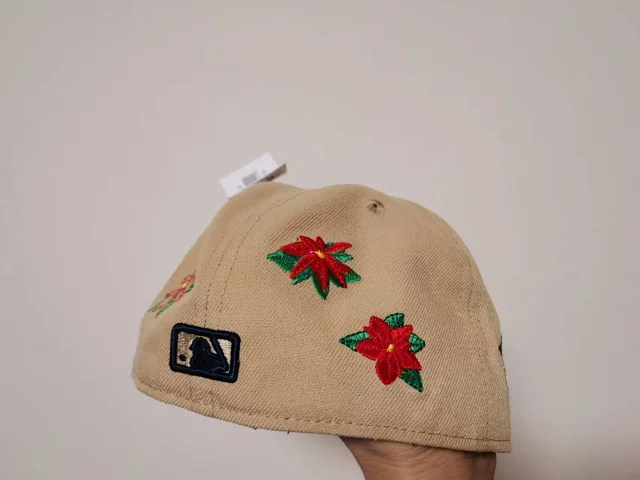 New Era Hats Fitted flat-brim York Yankees cap with embroidered patches product detail image 34