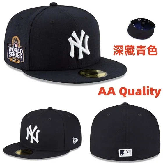 New York Yankees Hats Fitted Flat-Brim Baseball Cap product detail image 26