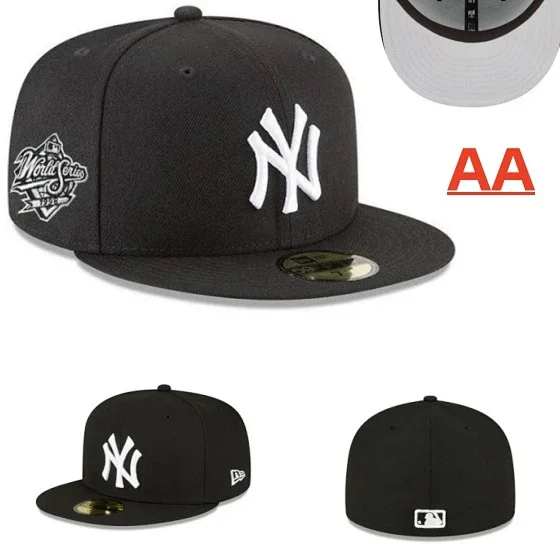 New York Yankees Hats Fitted Flat-Brim Baseball Cap product detail image 36