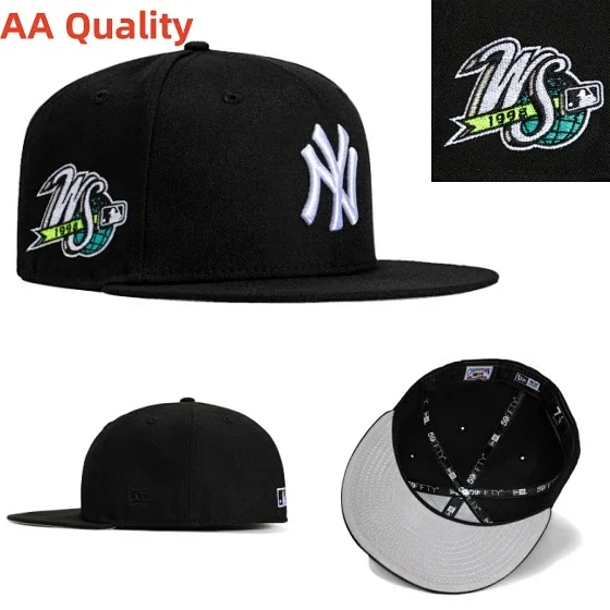 New York Yankees Hats Fitted Flat-Brim Baseball Cap product detail image 23