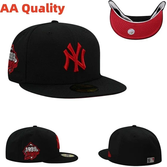 New York Yankees Hats Fitted Flat-Brim Baseball Cap product detail image 17